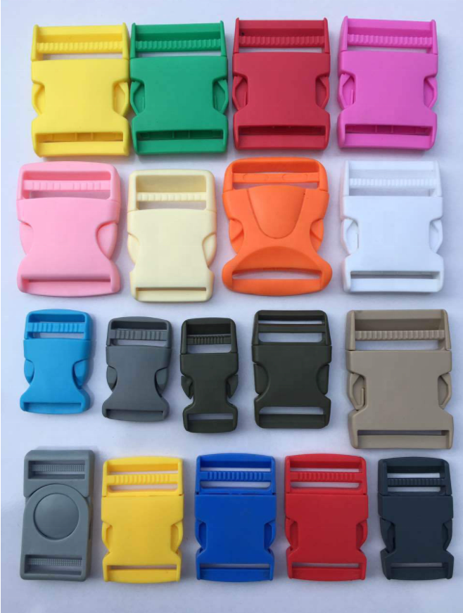 Promotion Custom Logo Quick Release Insert Button POM Colorful Plastic Buckles Factory Supply Buckle Wholesale 3/8