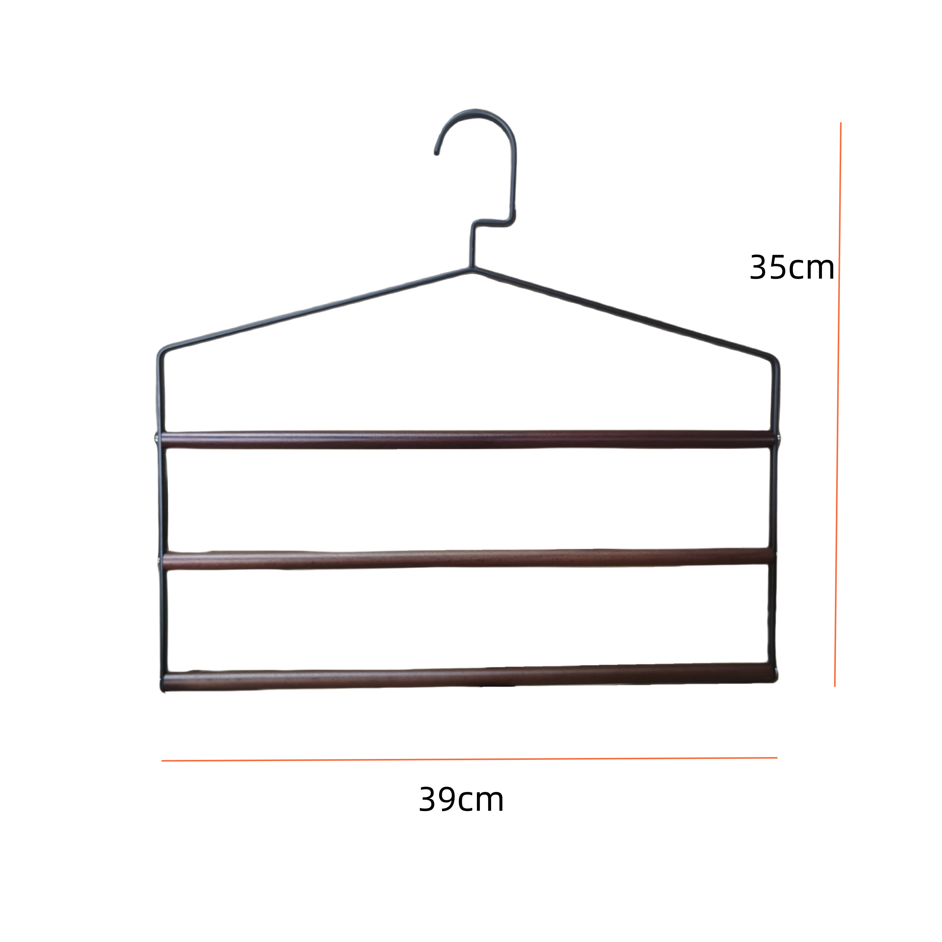 Custom  Space Saving Closet Magic Pants Hangers Multiple Layers Multifunctional Uses Rack Organizer Scarves Magic Pant Hanger