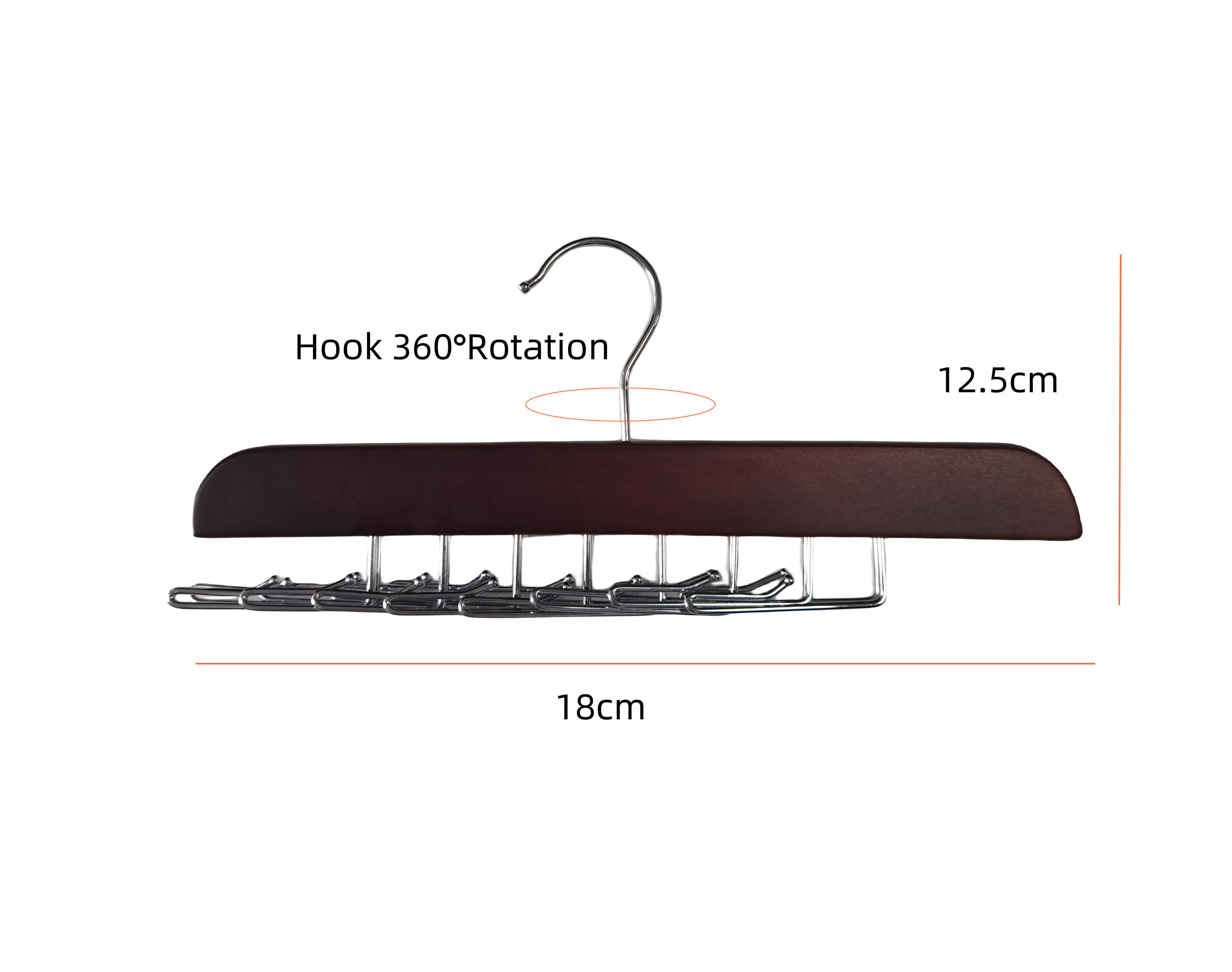 Manufacturer Custom Christmas High Quality Hot Selling wholesale wood bedroom hanger retractable and bendable hanger