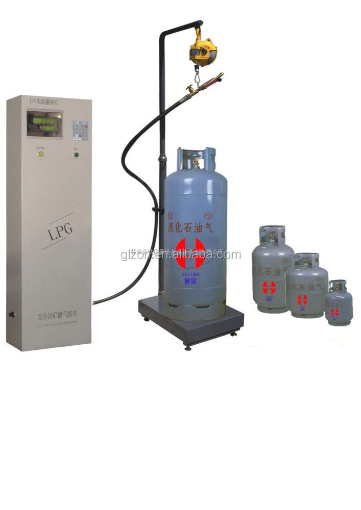 150kg LPG gas cylinder can filling machine