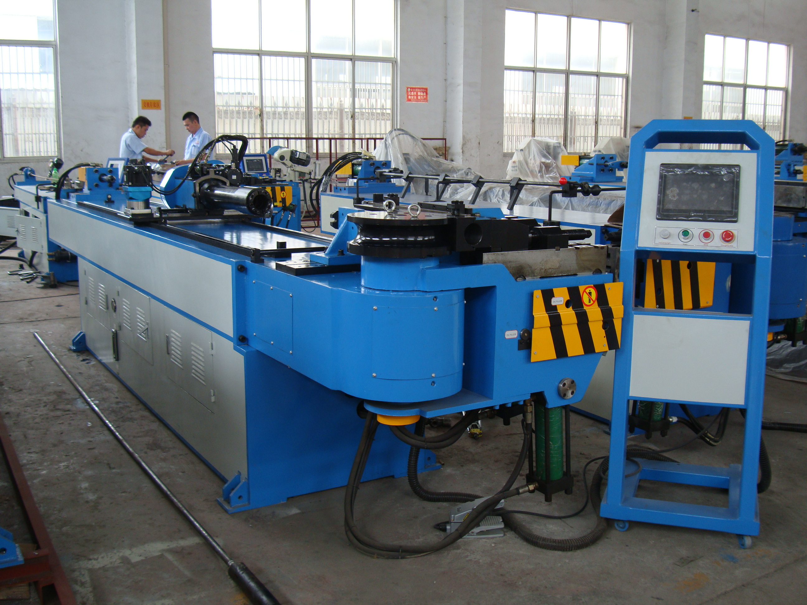 big CNC pipe bending machine for wheelbarrow and exhaust GM-SB-76CNC-2A-1S