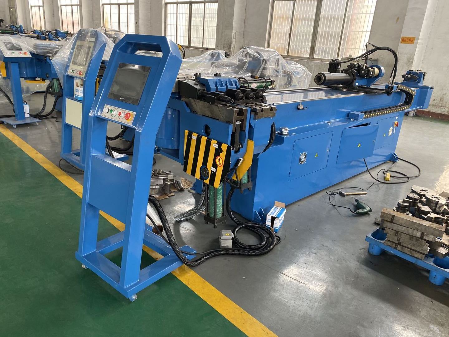 big CNC pipe bending machine for wheelbarrow and exhaust GM-SB-76CNC-2A-1S