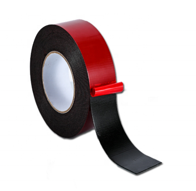 0.5mm 0.8mm 1mm 1.5mm 2mm 3mm 5mm Custom Heavy Duty Single Double Sided Self Adhesive Black White EVA PE Polyethylene Foam Tape