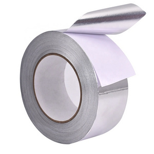 Premium Single Sided Aluminum Foil Tape Acrylic Hot Melt Adhesive Metal Duct Tape for HVAC Sealing & Patching Dryer Vents Pipe