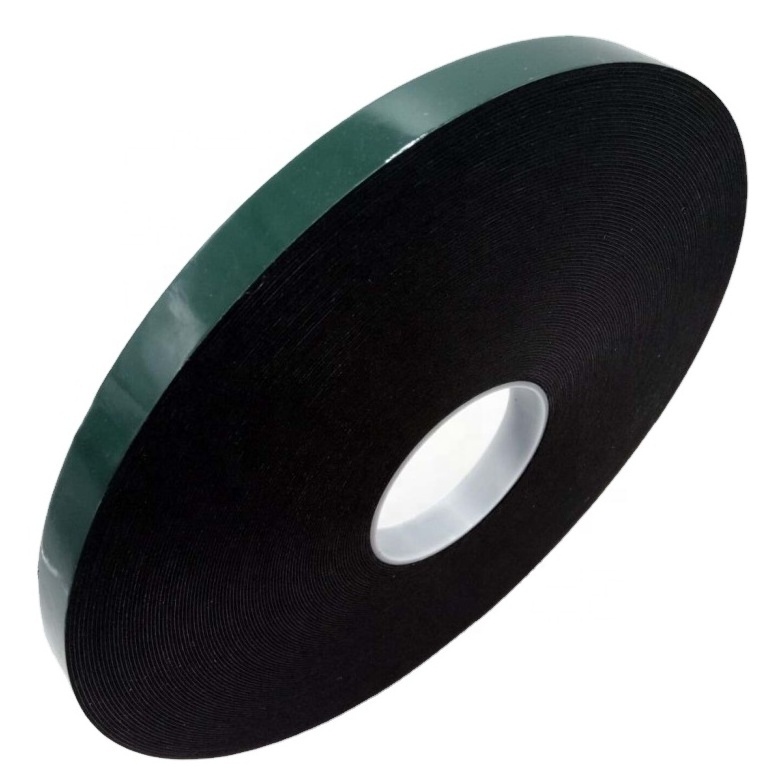 6mm 8mm 10mm 12mm 15mm 20mm 25mm Wide Automotive Permanent Car Body Trim Self Adhesive Double Sided Black FoamTape