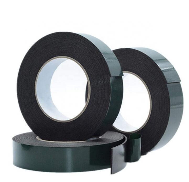 6mm 8mm 10mm 12mm 15mm 20mm 25mm Wide Automotive Permanent Car Body Trim Self Adhesive Double Sided Black FoamTape