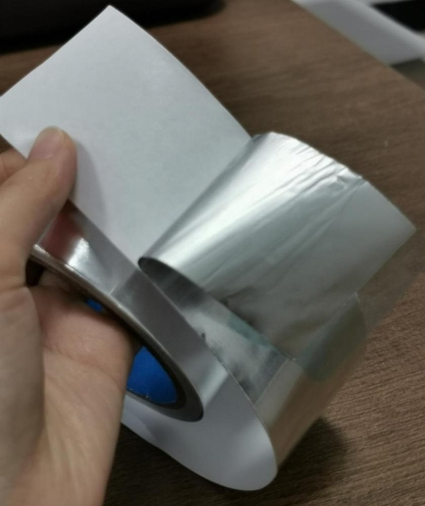 Premium Single Sided Aluminum Foil Tape Acrylic Hot Melt Adhesive Metal Duct Tape for HVAC Sealing & Patching Dryer Vents Pipe