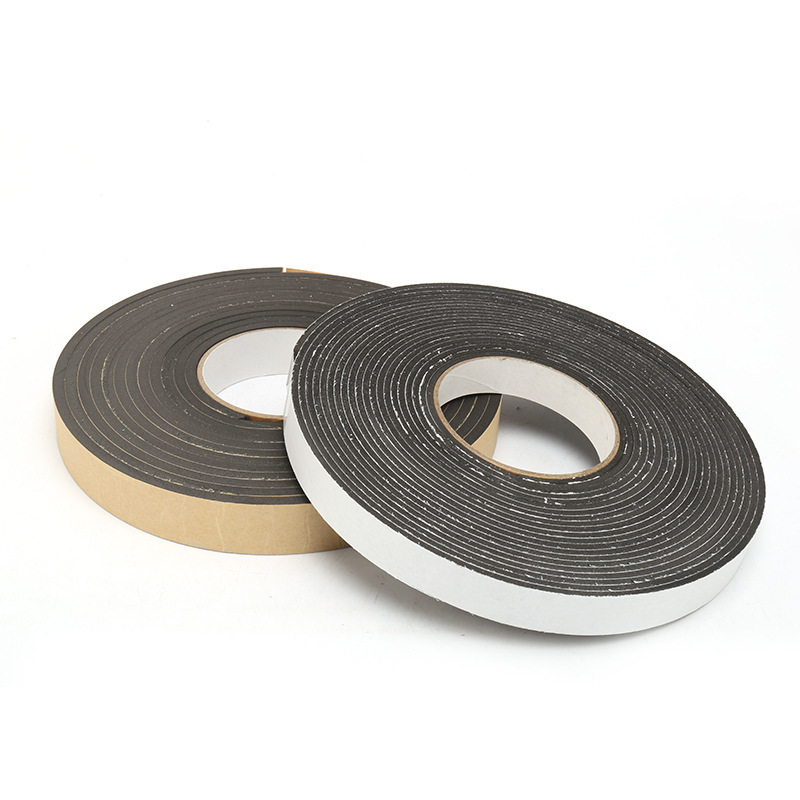 Black Buffer Anti-Slip Car Foam Glue Anti-Noise Door And Window Sponge Seal Strip Eva Foam Single And Double Sided Tape