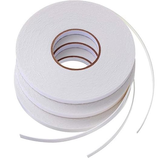 Sponge Soft Mounting Adhesive Tape High Temperature Resistant Double Sided Adhesive White PE Foam Tape