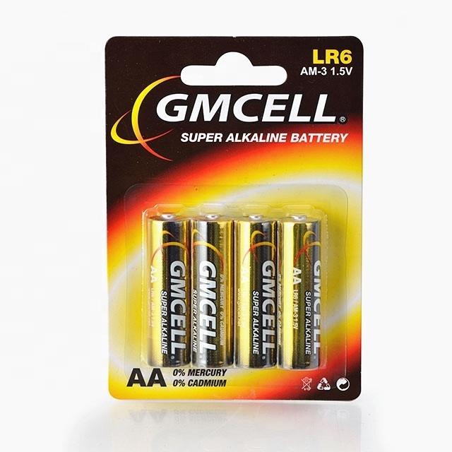 GMCELL 1.5vaa alkaline battery No 5 aa No.7 Alkaline battery suppliers with bis