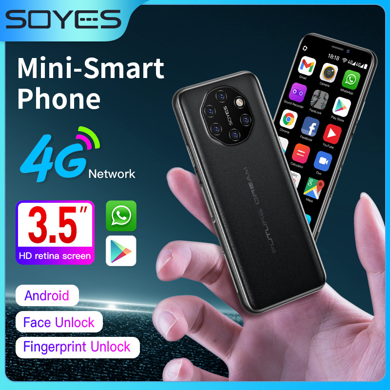 2022 Hot Sales Mini Phone 4G LTE 3.5 inch HD 2050mAh Dual SIM Multi-languages Mobile Phone