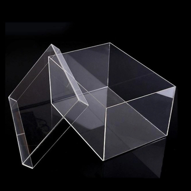 Wholesale Sports Shoe Store Display Case Acrylic Display Box Clear Acrylic Cube