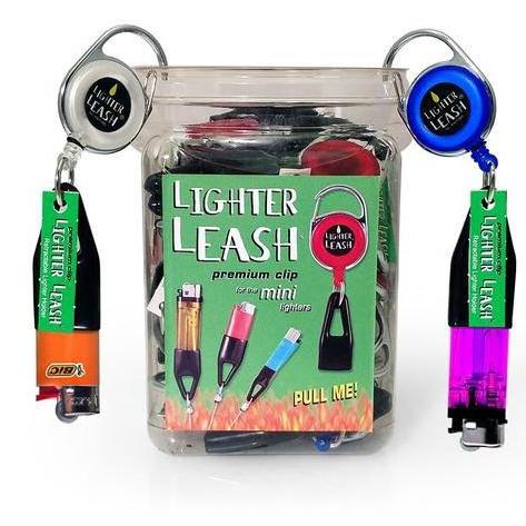 Wholesale Custom Plastic ABS Lighter Leash with ID Name Badge Reel Retractable Lighter Holders with LIGHTER LEASH