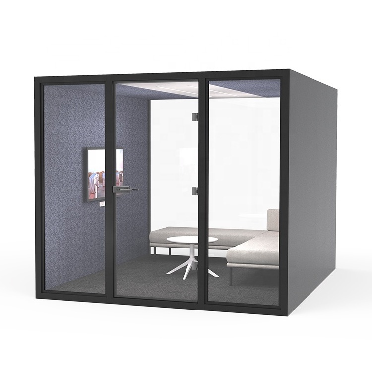 Hot Sale Office Acoustic Meeting Sound Proof Pod Indoor Privated Meeting Booth Apple Cabin Office Booth