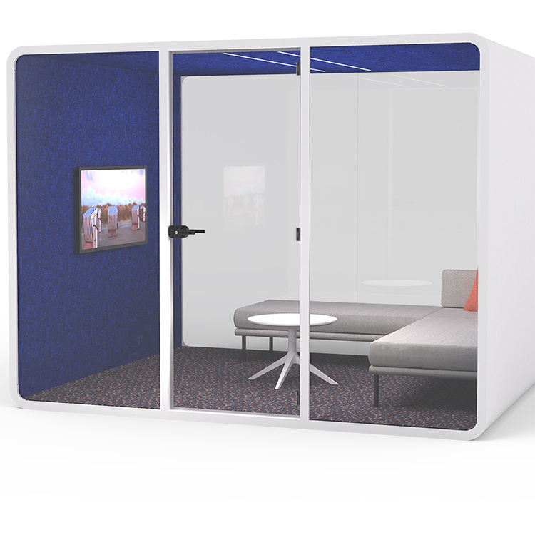 Hot Sale Office Acoustic Meeting Sound Proof Pod Indoor Privated Meeting Booth Apple Cabin Office Booth