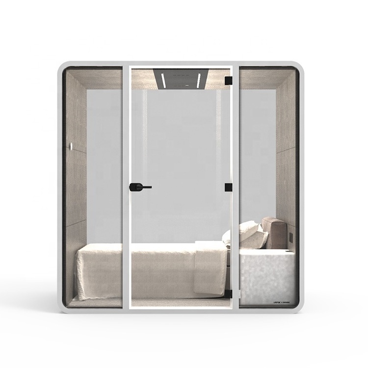 Best-selling Simple Style Easy Assemble Customizable Phone Booth Soundproof Cabin Sleeping Office Pod