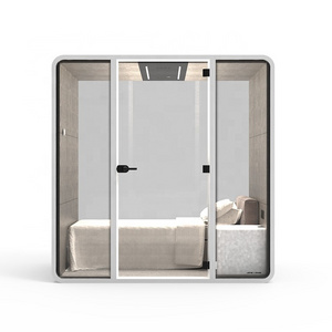 Best-selling Simple Style Easy Assemble Customizable Phone Booth Soundproof Cabin Sleeping Office Pod