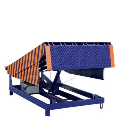 Adjustable CE ISO approved 6-15ton mobile truck container load unload dock ramp hydraulic yard ramp for sale