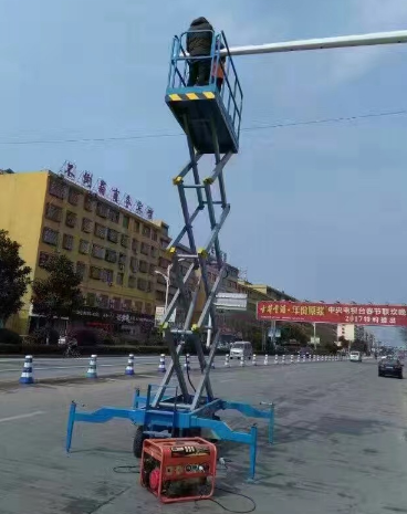 6-20m mini  hydraulic indoor/outdoor electric scissor lift platform with cheap price