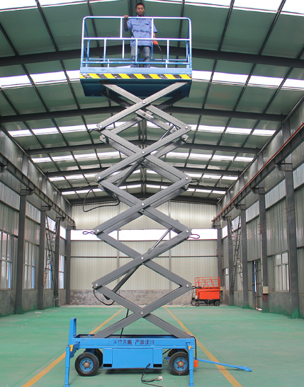 6-20m mini  hydraulic indoor/outdoor electric scissor lift platform with cheap price