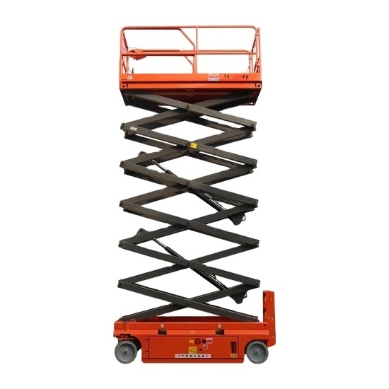 6-16 meter Scissor lift scaffolding 18m 500kg Hydraulic electric lift mobile scissor shear fork lift platform