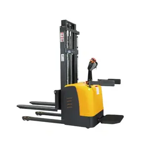 Electric standing type Pallet Stacker lifting Straddle Stacker Lifter Straddle Leg 1.5Ton  1600mm lift