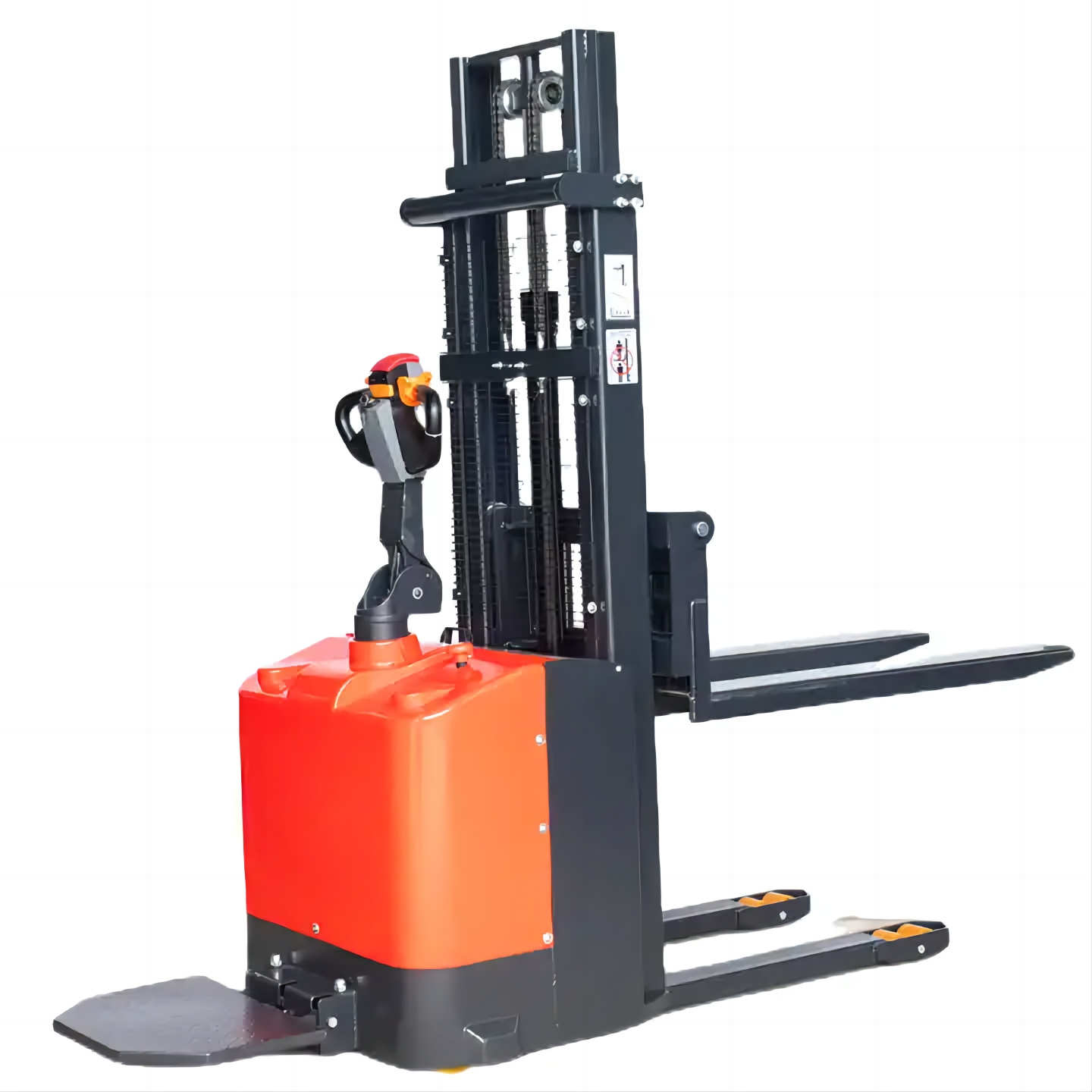 Electric standing type Pallet Stacker lifting Straddle Stacker Lifter Straddle Leg 1.5Ton  1600mm lift