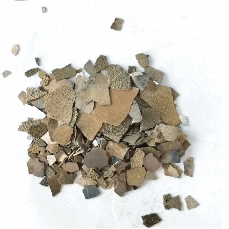 Purity 99.7% Electrolytic  Supply Mn Flakes Electrolytic Manganese Piece Metal for  Steel Making