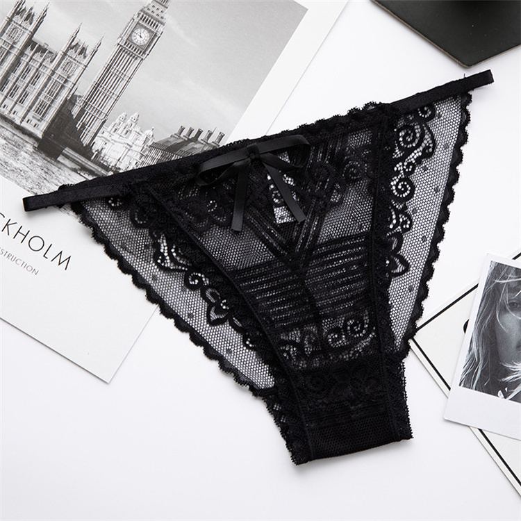 Panties for women summer silk seamless underwear lace sexy lingerie female casual thongs ladies underpants