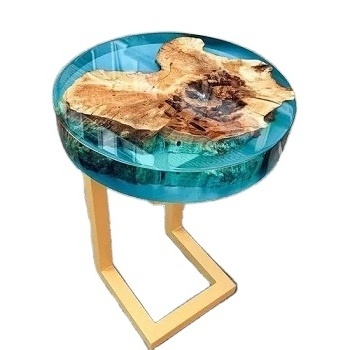 Luxury Live Edge Wood Slabs Dining Tables Epoxy Resin River Tables Custom Made Solid Wood Epoxy Table