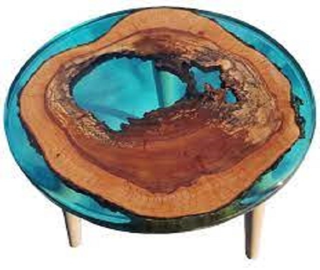 Luxury Live Edge Wood Slabs Dining Tables Epoxy Resin River Tables Custom Made Solid Wood Epoxy Table