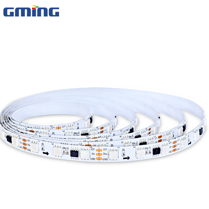 Factory Supply RGB Led Strip LED Strip Light SMD5050 Waterproof Holiday Decoration 60leds/m DC 12V Luces Led Light Strings 18W