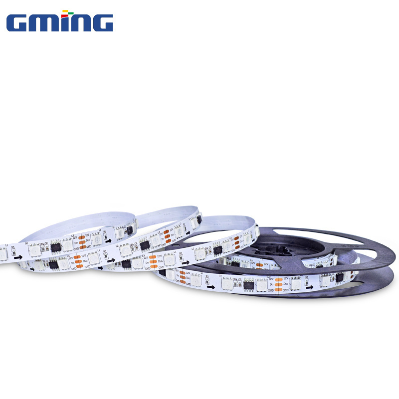 Factory Supply RGB Led Strip LED Strip Light SMD5050 Waterproof Holiday Decoration 60leds/m DC 12V Luces Led Light Strings 18W