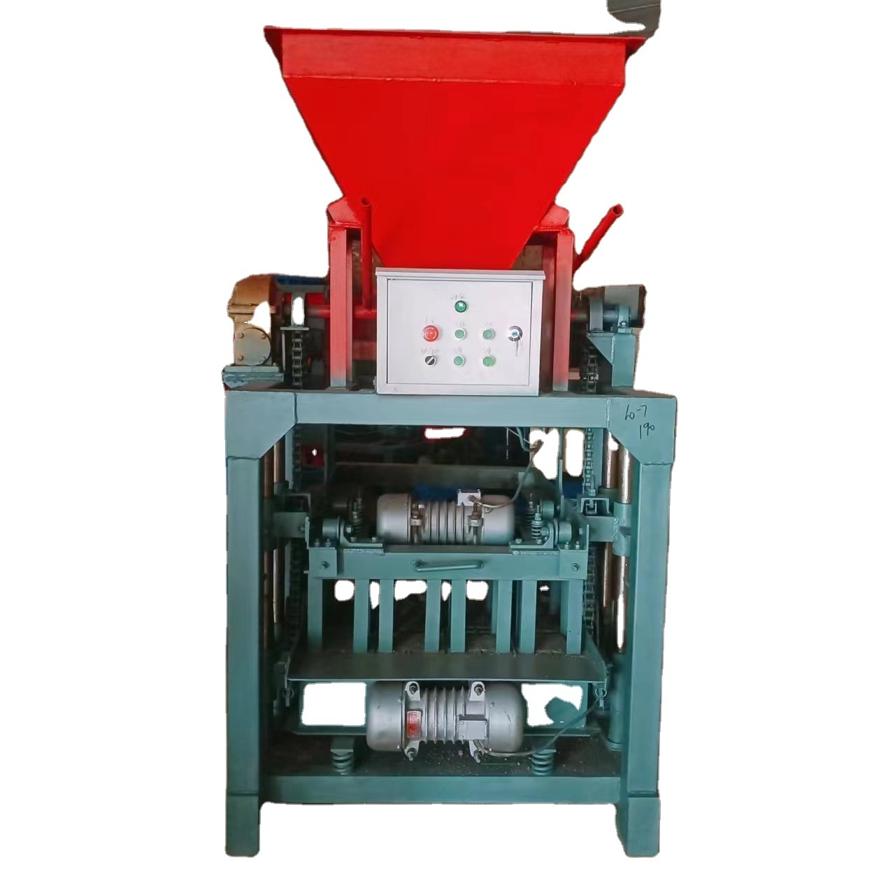 Machine for small business of brick making, paving block making machine for sale