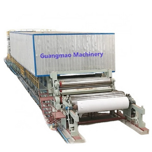 White Color Office 80gsm A4 Copy Paper Machine price printing writing paper making machinery for recycling waste paper