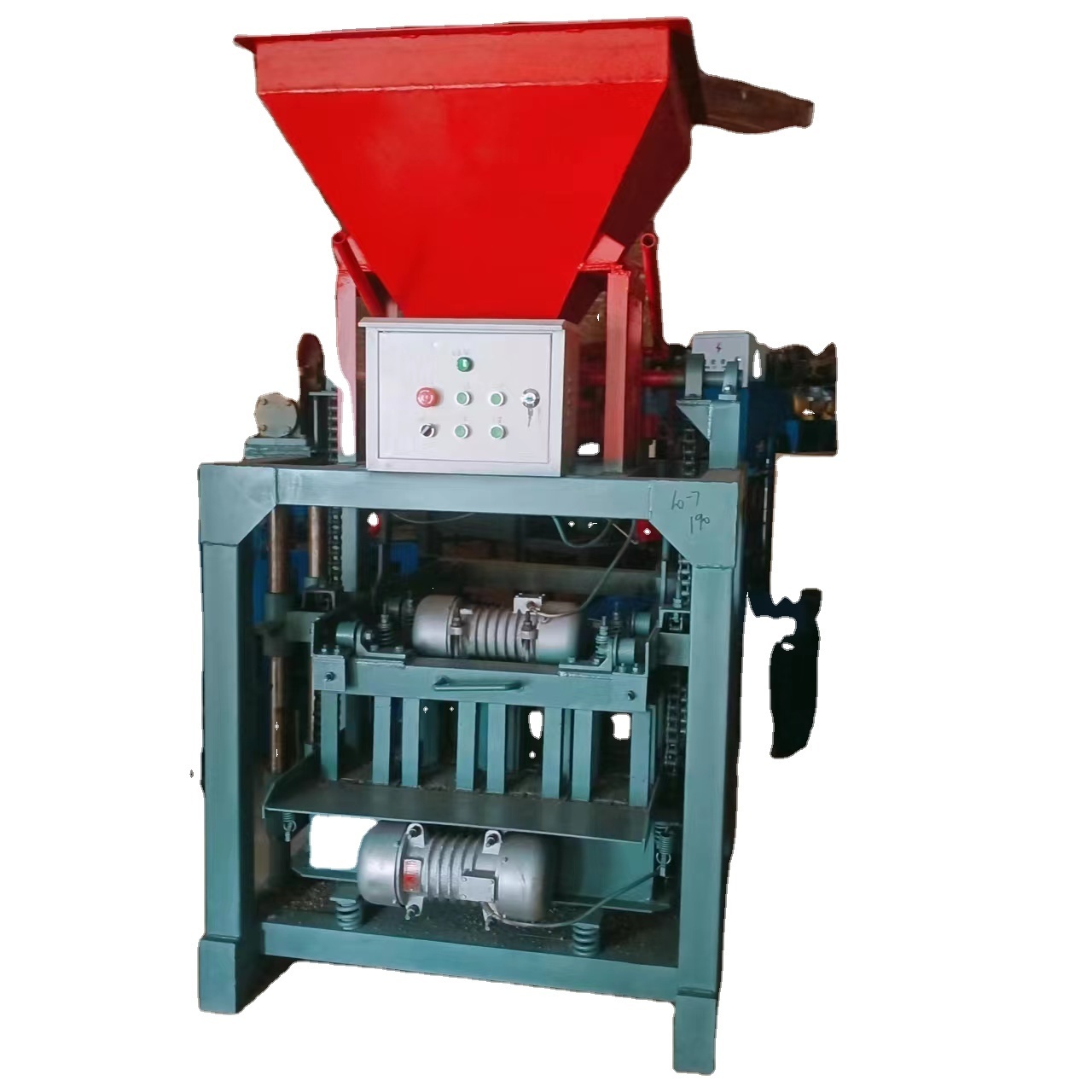 Machine for small business of brick making, paving block making machine for sale