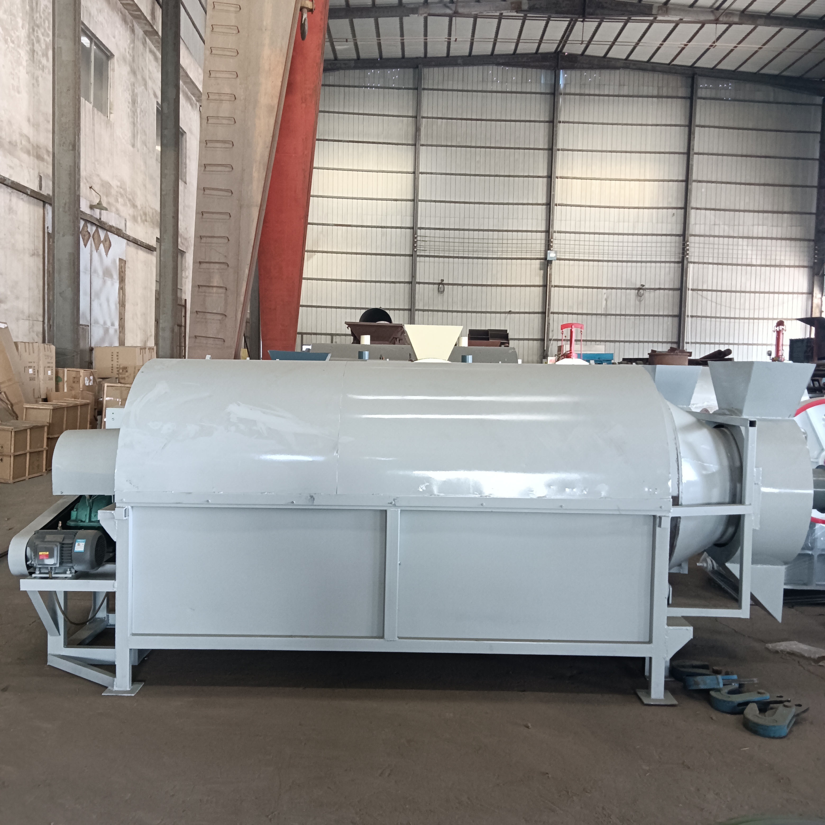 Manufacturing machines for small business ideas Biomass Rotary Wood Corn Grain Drying machine