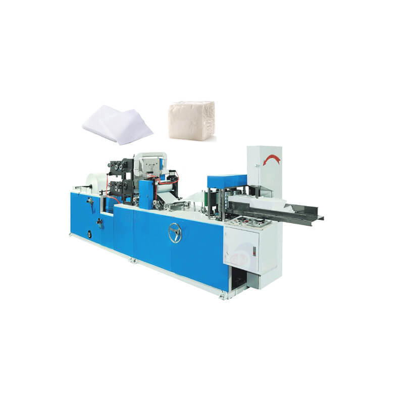 New business idea napkin tissue paper folding machine with inkjet printer and cutting equipment