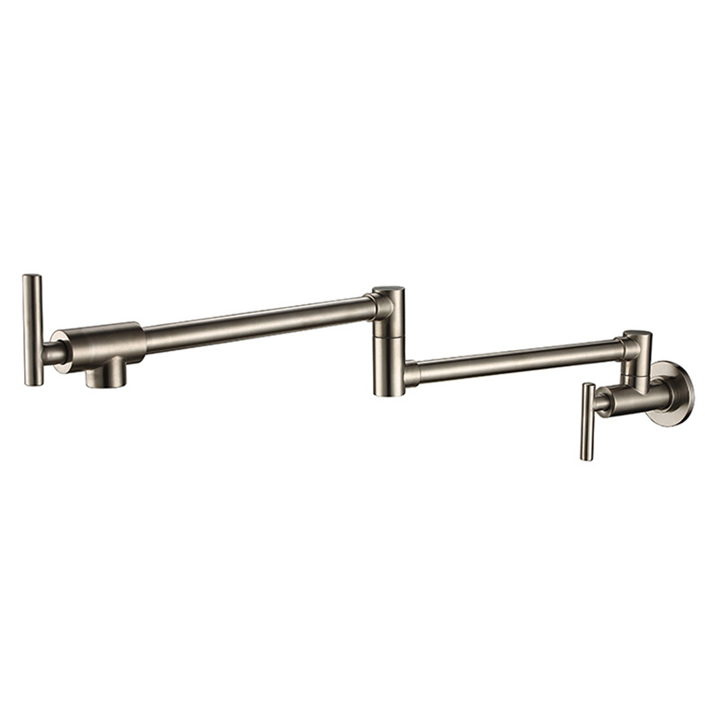 Kitchen Sink Faucet Popular Brushed Nickel  cooker spout tap kitchen sink water tap Pot Filler Folding faucet