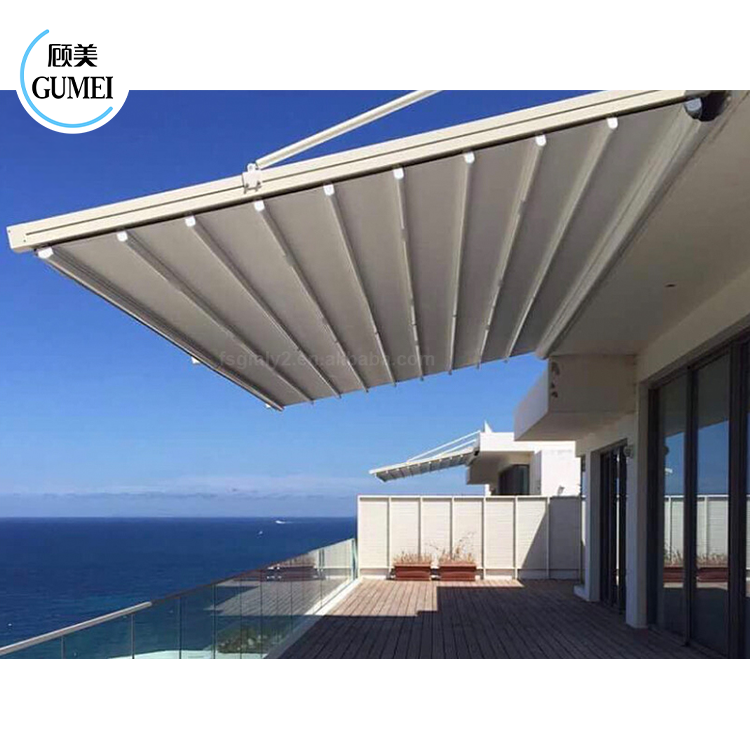 Hot Sale Electric Pergola Awning Patio Motorized Retractable Awning Roof