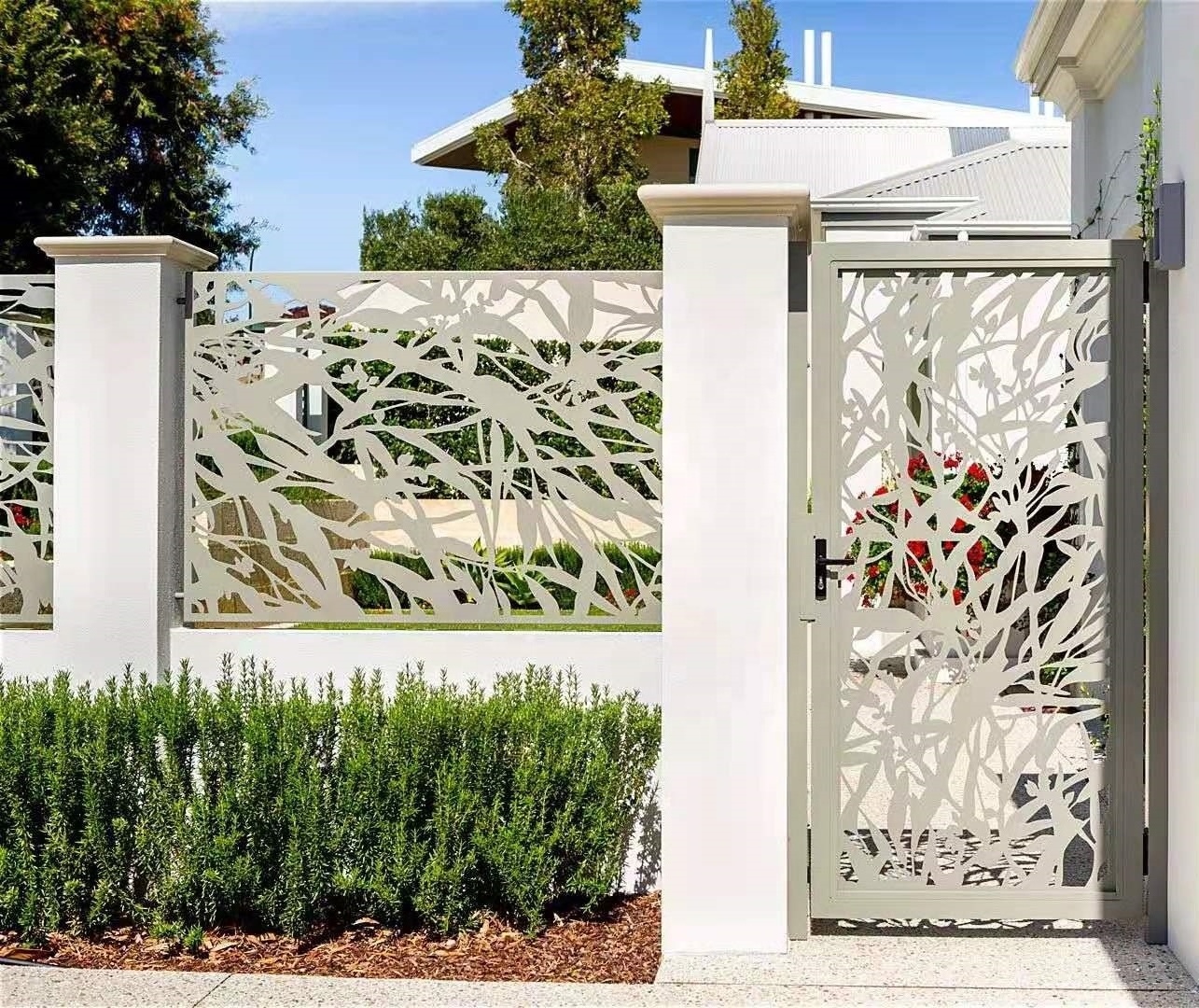 Laser Cut Fencing Panels Fence Laser Cut Panels Laser Cut Metal Fence Art