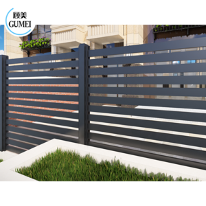 Hot Sale Modern Designs Waterproof House Wall Aluminium Slat Panel Kit Fence