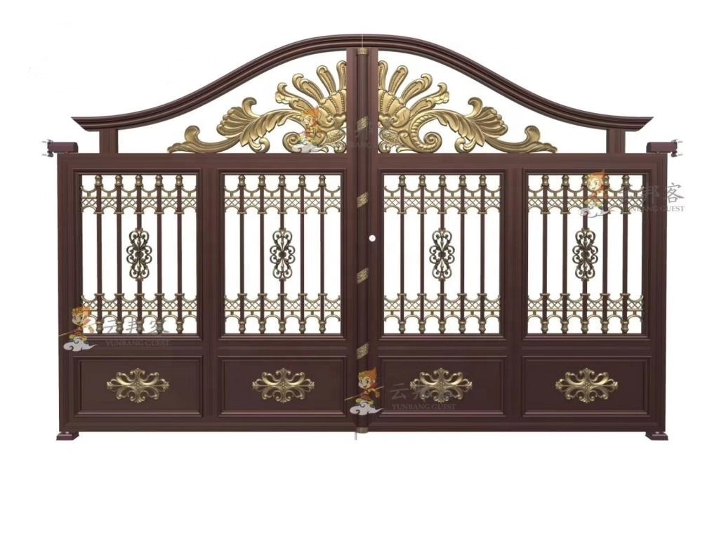 Main Gates Luxury House Villa Driveway Entrance Swing Gates Board