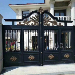 Main Gates Luxury House Villa Driveway Entrance Swing Gates Board