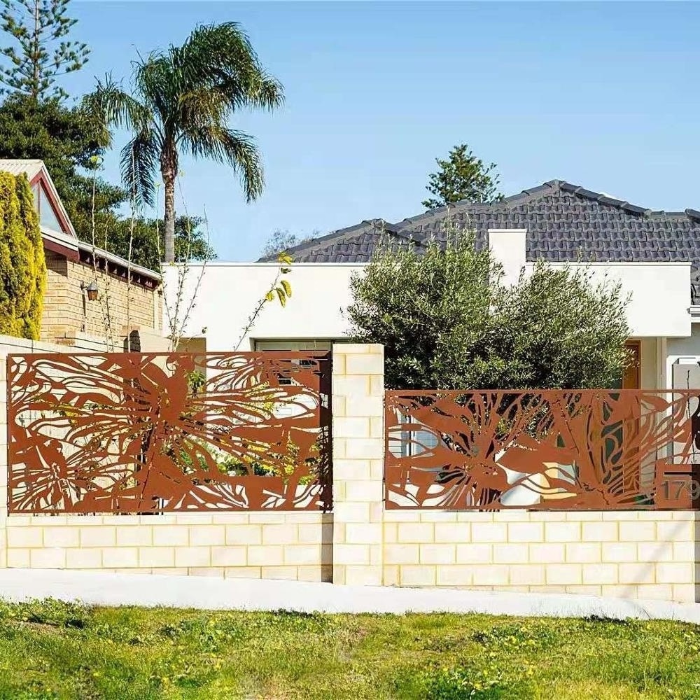 Laser Cut Fencing Panels Fence Laser Cut Panels Laser Cut Metal Fence Art