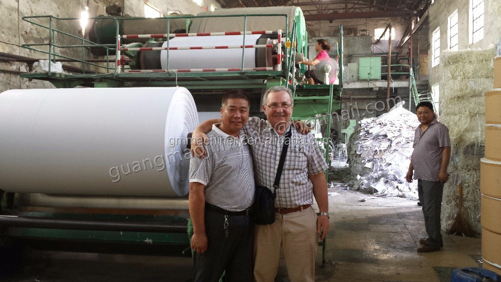 A4 paper converting machine copy paper jumbo rolls equipment for the production of paper from straw