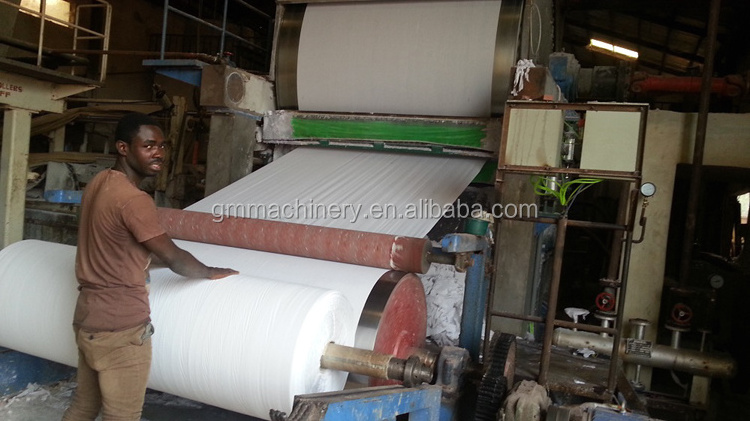 Machine For Making Tissue Paper/Jumbo Roll Making Machine/2100mm Toilet Paper Making Machine Production Line