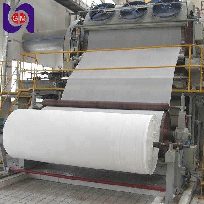 China paper mills 2800mm soft tissue toilet paper making machine, cotton pulp towel manufacturing production line for sale