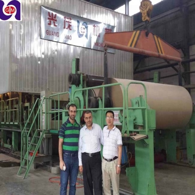 machine de recyclage wheat straw paper pulper machine karton roll production line, Coating white board paper making machine