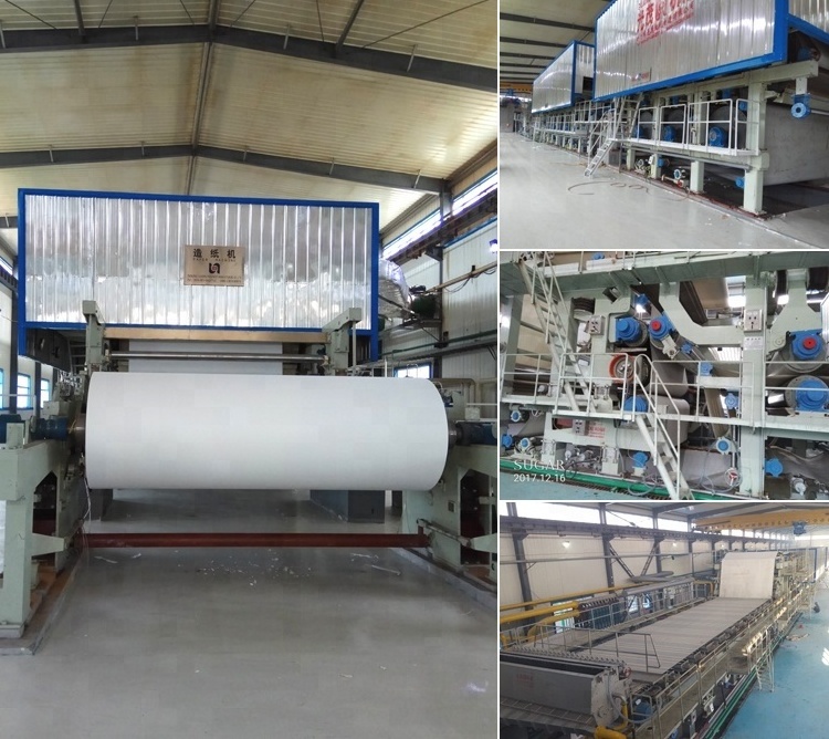 High Speed 30 Ton/day Note Book Paper Making Machine 1760 mm CE Certification A4 Paper Making Machine